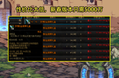 DNF奇葩物价引争议地下城与勇士攻略经验(DNF7.17夏日套物价汇总依然存在大坑)插图5