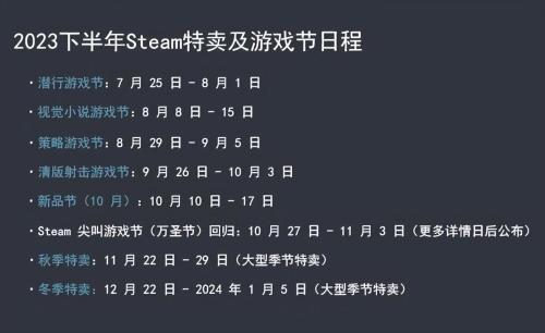 Steam潜行游戏节7月25日开启(Steam下半年游戏促销活动)插图2