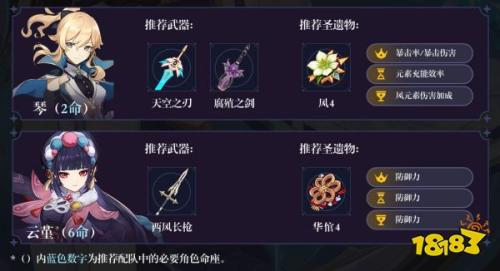 原神神里绫人阵容搭配推荐(原神神里绫人阵容怎么搭配)插图9