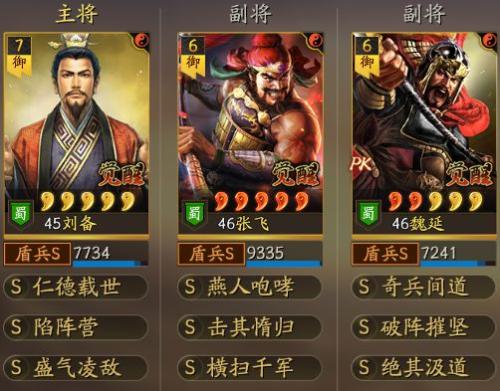 刘备阵容搭配推荐pk(三国志战略版pk赛季蜀盾阵容介绍)插图