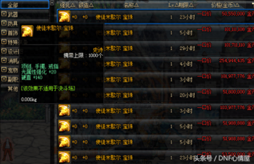 假猪瞎子带什么武器好(dnf50级瞎子带的武器)