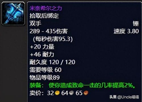 60级纳克萨玛斯武器掉落(60级纳克萨玛斯出的盾牌)插图10