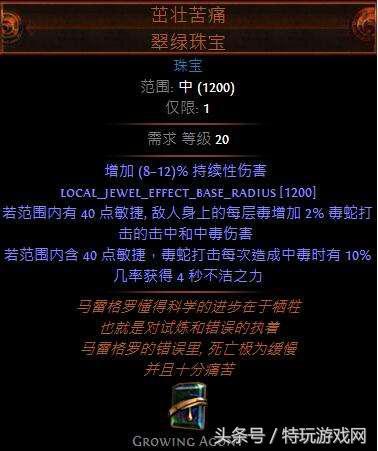 流放之路绿球技能(流放之路s17电球天赋树)插图4 流放之路绿球技能(流放之路s17电球天赋树)插图4