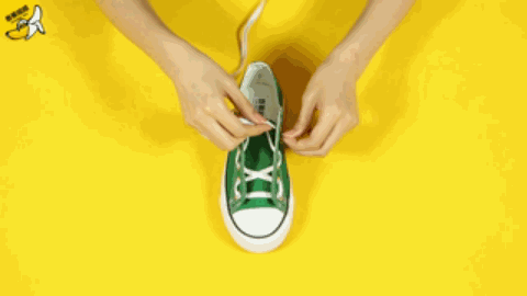 帆布鞋鞋带的系法图解(十二种系鞋法)插图9 帆布鞋鞋带的系法图解(十二种系鞋法)插图9