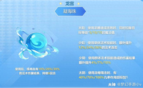 梦幻西游手游高法宝属性(梦幻大唐法宝佩戴攻略)插图4 梦幻西游手游高法宝属性(梦幻大唐法宝佩戴攻略)插图4