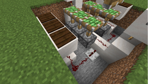 我的世界自动门(红石自动隐藏门)插图30