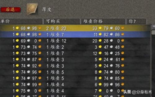 wow毛料(毛料怎么刷最快)插图2