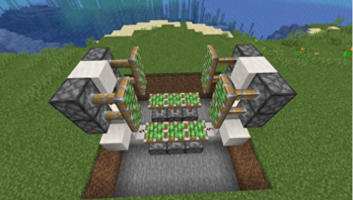 我的世界自动门(红石自动隐藏门)插图16