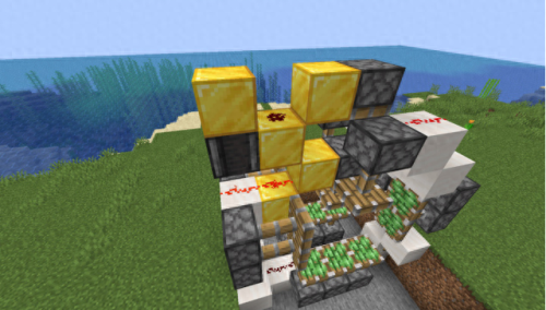 我的世界自动门(红石自动隐藏门)插图23