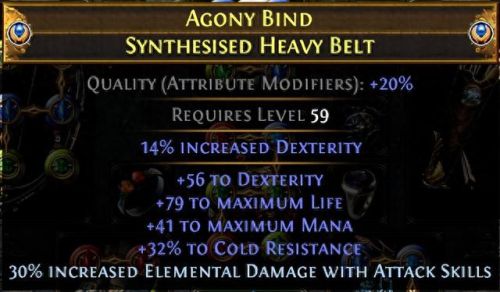 流放之路 免疫减速的装备(流放之路带技能的手套)插图8