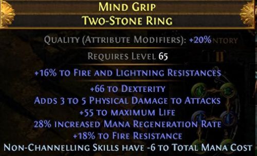 流放之路 免疫减速的装备(流放之路带技能的手套)插图10