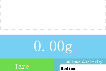 TOUCHSCALE屏幕电子秤称重(scale是电子秤的意思)