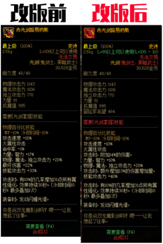 改版后鬼剑士最强武器排行榜(鬼剑士金秋武器装扮对应名字)