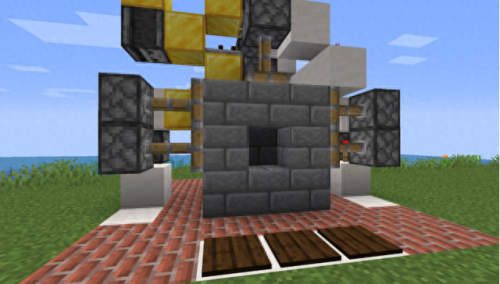 我的世界自动门(红石自动隐藏门)插图32