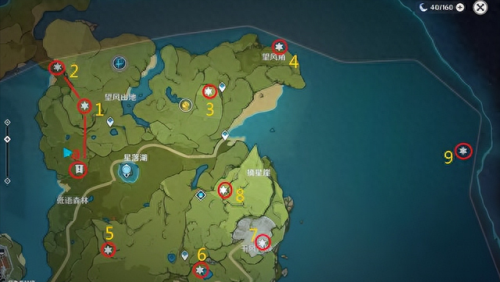 原神风神瞳位置大全(原神风神瞳所有位置)插图1