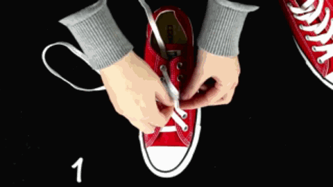 帆布鞋鞋带的系法图解(十二种系鞋法)插图15 帆布鞋鞋带的系法图解(十二种系鞋法)插图15