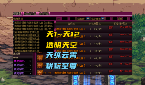 dnf拍卖行最便宜的永久时装(拍卖行天空套叫什么)插图