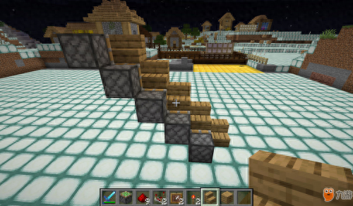 我的世界隐藏楼梯教程(我的世界红石科技)插图2