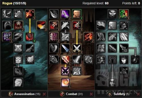 魔兽世界盗贼天赋选择(80级WLK盗贼无脑一键宏)