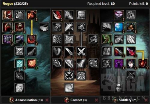 魔兽世界盗贼天赋选择(80级WLK盗贼无脑一键宏)插图