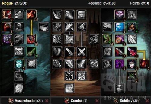 魔兽世界盗贼天赋选择(80级WLK盗贼无脑一键宏)插图4