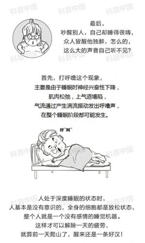 人为什么不会被自己的呼噜声吵醒(刚入睡听到自己打鼾)插图1 人为什么不会被自己的呼噜声吵醒(刚入睡听到自己打鼾)插图1