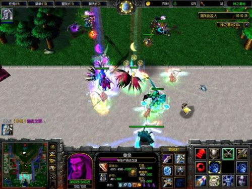 魔兽rpg防守地图排行(魔兽四个角一直出兵的图)