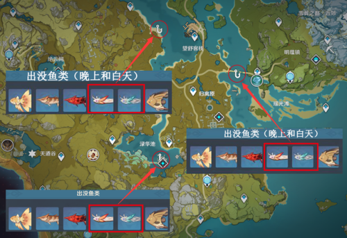 原神二十分钟快速获得渔获(20条金赤假龙位置)插图5 原神二十分钟快速获得渔获(20条金赤假龙位置)插图5