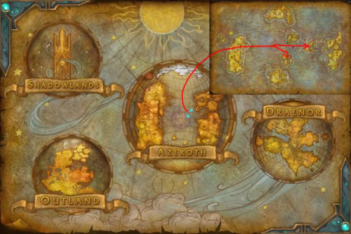 魔兽世界地图(魔兽东部王国地图)