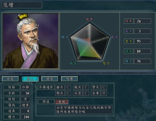 三国志11隐藏武将149个(三国志11封官技巧)插图15 三国志11隐藏武将149个(三国志11封官技巧)插图15