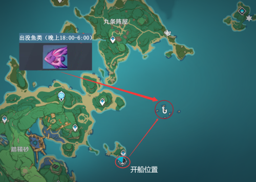 原神二十分钟快速获得渔获(20条金赤假龙位置)插图3 原神二十分钟快速获得渔获(20条金赤假龙位置)插图3