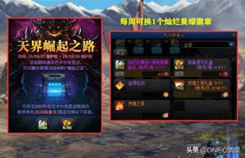 dnf天界徽章有什么用(地下城新版天界徽章)插图3