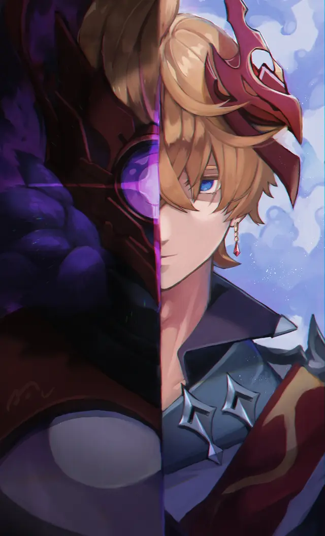 原神公子壁纸(达达利亚超帅壁纸)插图4