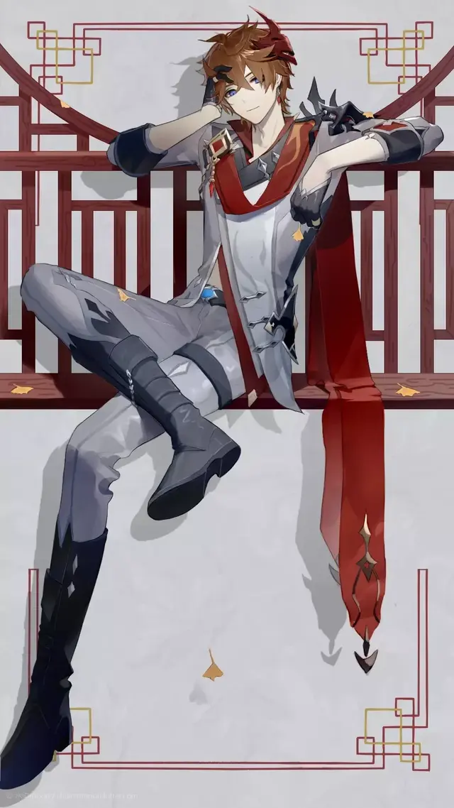 原神公子壁纸(达达利亚超帅壁纸)插图5