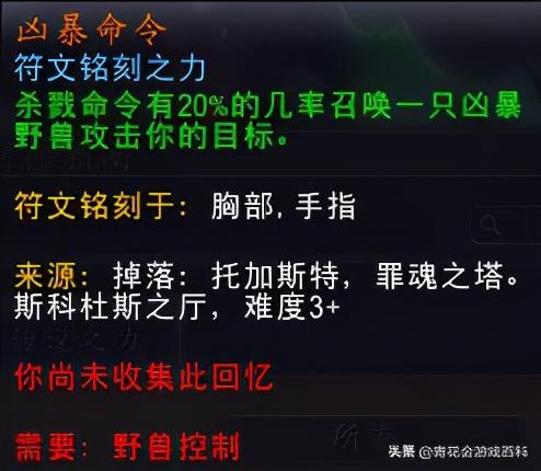 暗影国度兽王猎人天赋(wow335兽王猎人天赋图)插图4
