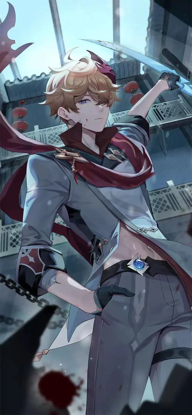 原神公子壁纸(达达利亚超帅壁纸)插图3