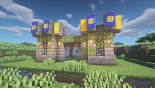 我的世界城堡设计图教程(我的世界50x50欧式城堡)插图16 我的世界城堡设计图教程(我的世界50x50欧式城堡)插图16