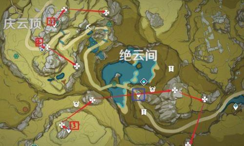原神清心采集路线图(清心全地图168个)插图4