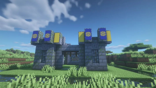 我的世界城堡设计图教程(我的世界50x50欧式城堡)插图15 我的世界城堡设计图教程(我的世界50x50欧式城堡)插图15