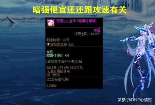 dnf宠物宝珠60物攻(dnf给宠物附魔的宝珠都有哪些)插图3