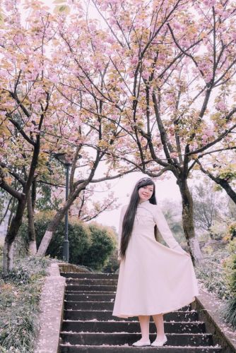 樱花校园的紫藤裙子的版本(樱花校园有紫藤礼服和旗袍)插图13 樱花校园的紫藤裙子的版本(樱花校园有紫藤礼服和旗袍)插图13