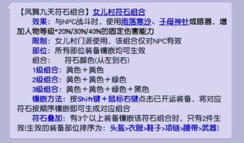 梦幻物理系用的符石组合(物理门派符石组合)插图1