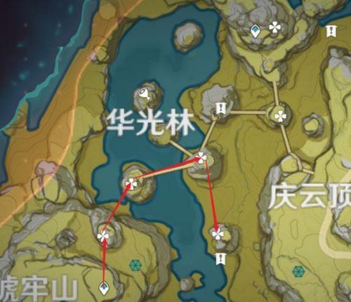 原神清心采集路线图(清心全地图168个)插图