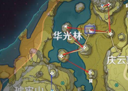原神清心采集路线图(清心全地图168个)插图3