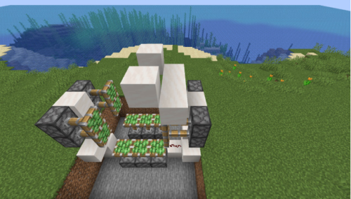 我的世界自动门怎么造(我的世界红石门3x3)插图17