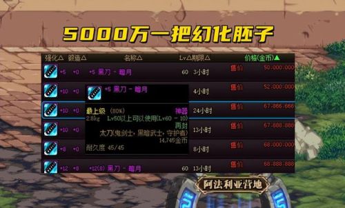 dnf黑刀暗月怎么获得交易的(黑刀暗月还能刷出来吗)插图1