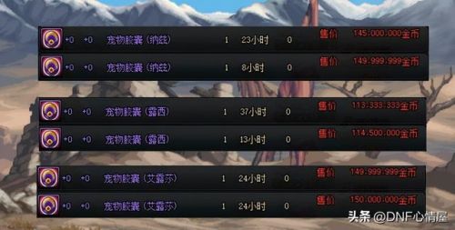 dnf可交易的宠物哪个好(黑冰龙宠物卖多少钱)插图8