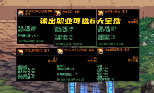 dnf首饰属强宝珠有哪些(所有属性强化33的宝珠)插图