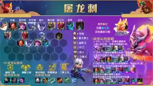 屠龙刺客最强阵容搭配最新(血战屠龙技能搭配)