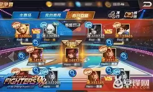 拳皇98预选赛阵容搭配